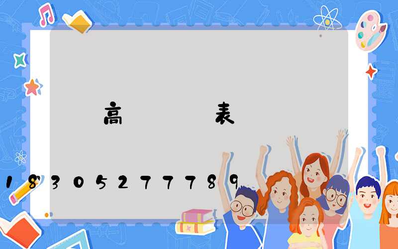 高桿燈報價表