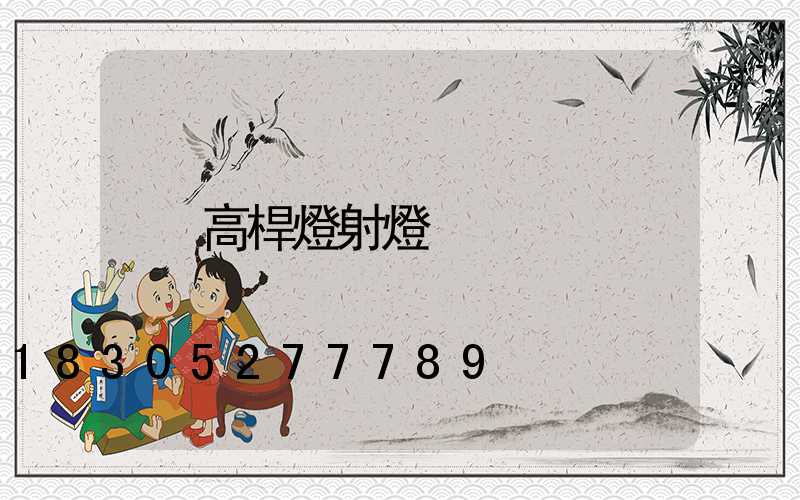 高桿燈射燈
