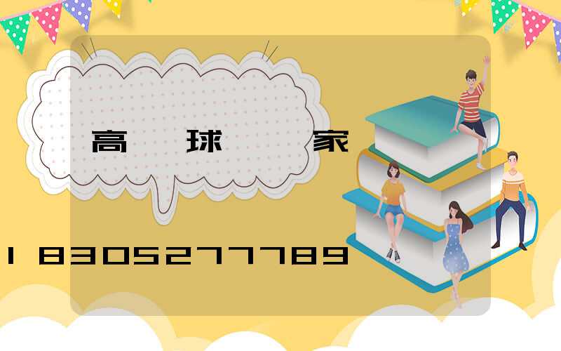 高桿燈球場燈廠家