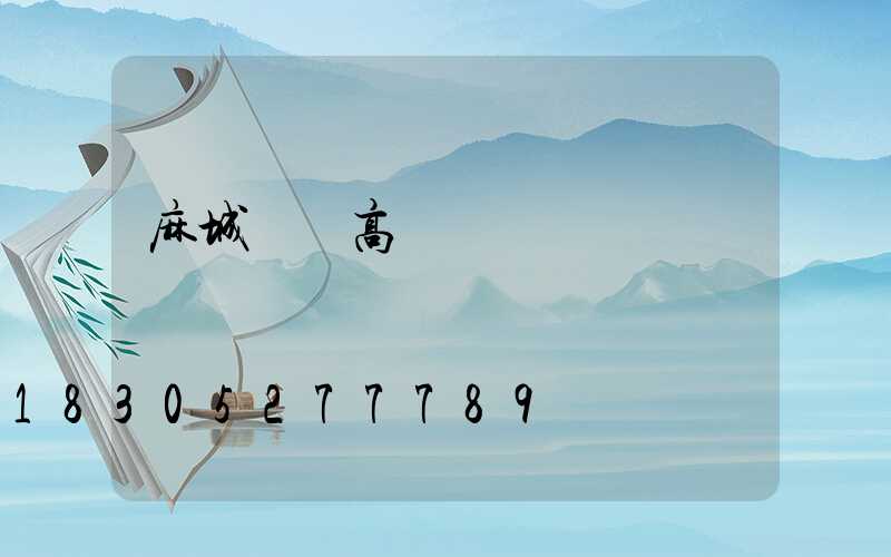 麻城優質高桿燈